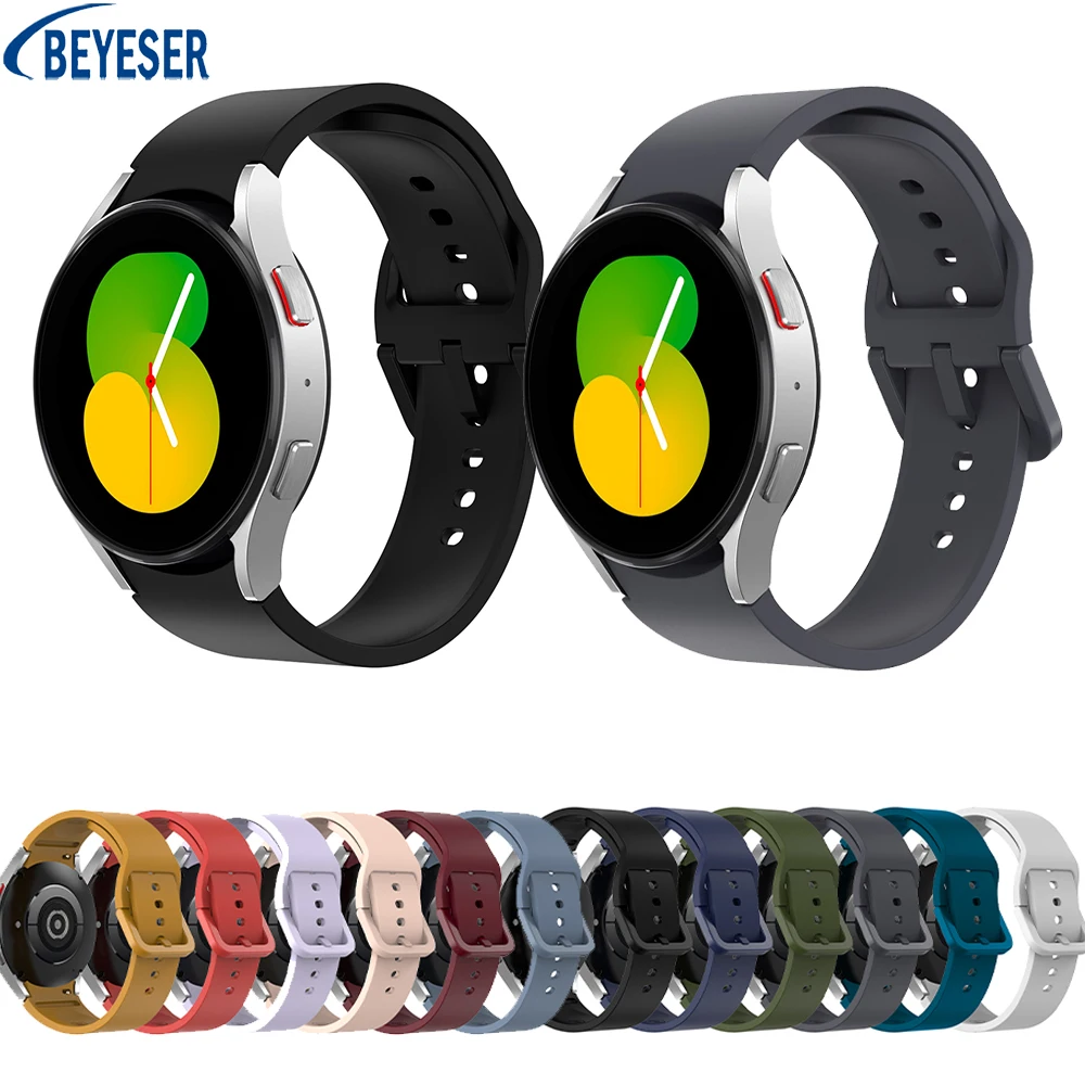 

Official Sports Strap For Samsung Galaxy Watch5 5 Pro Fashion Silicone Replacement Band Wristband For Galaxy Watch4 40mm 44mm