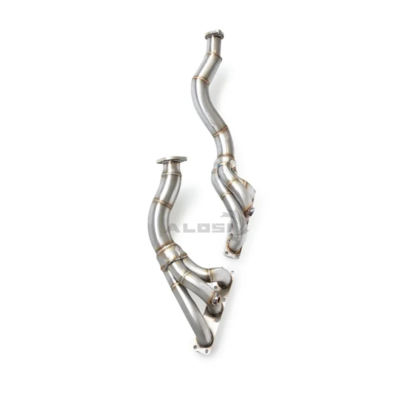 Picture 4: Suitable high-end exhaust manifold BMW5 E39 M54 3.0 1995-2002 Stainless steel performance exhaust pipe Catless downpipe