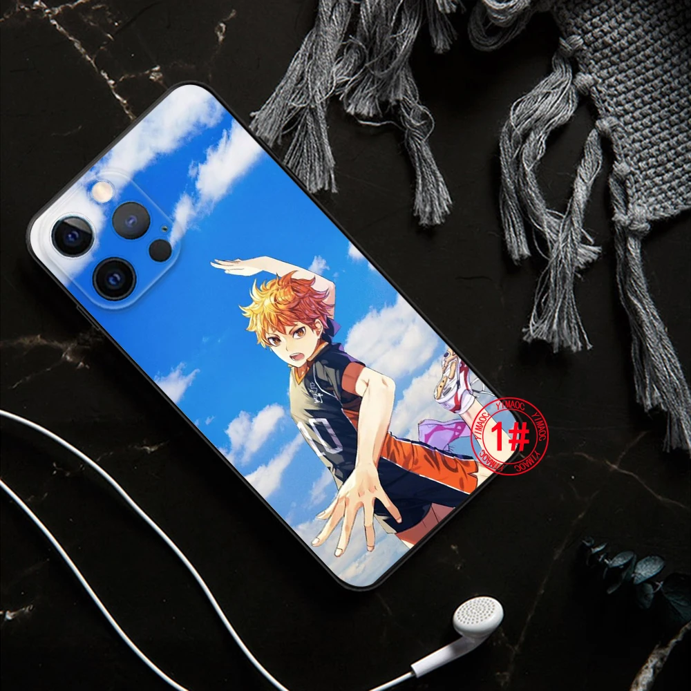 Haikyuu funda suave de Anime para Redmi Note 11, 11S, 10T, 10 Pro Max, 10S, 9T, 9S, 8, 8T, 7, Xiaomi Mi 11, 11I, 12, 12X