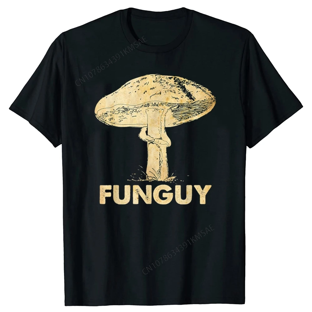 Funguy Funny Fungi Fungus Mushroom Graphic T-shirts Tshirt Men Women's Fashion Casual Oversized Cotton T Shirt