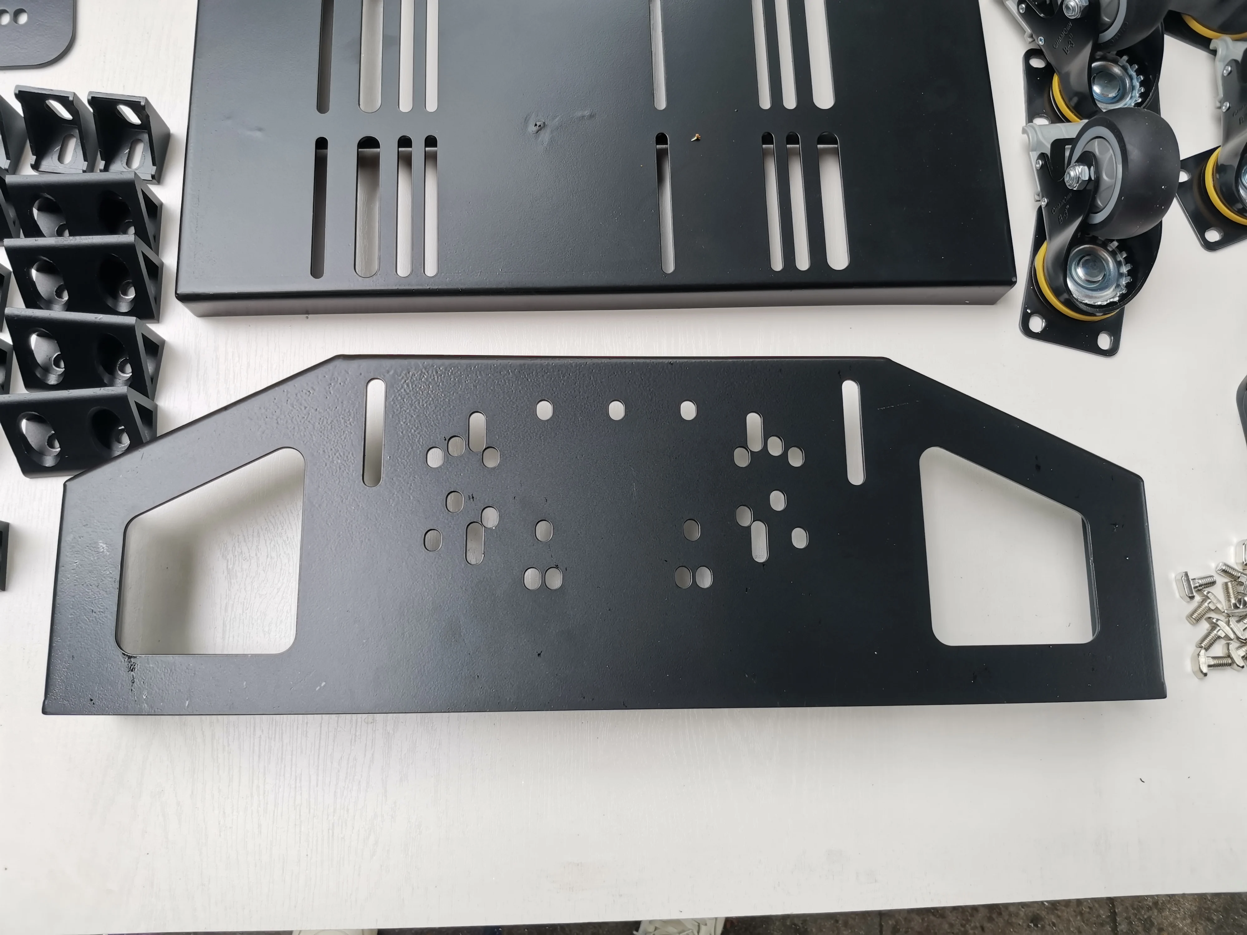 Aluminum Profile 4080 Game Driving Simulator Steering Wheel Sim Racing Chair Sim Rig DIY Sim Racing Cockpit No Seat Bracket