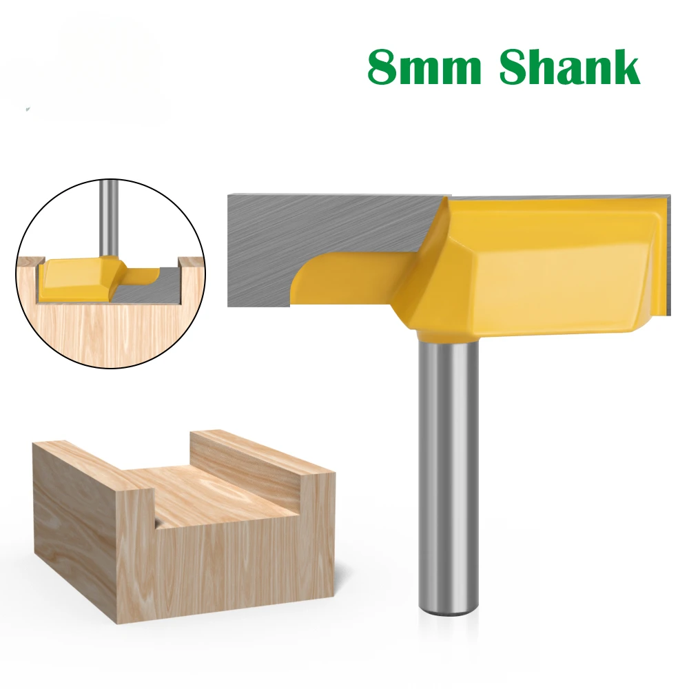 8mm Shank Cleaning Bottom Router Bits 2-1/4\