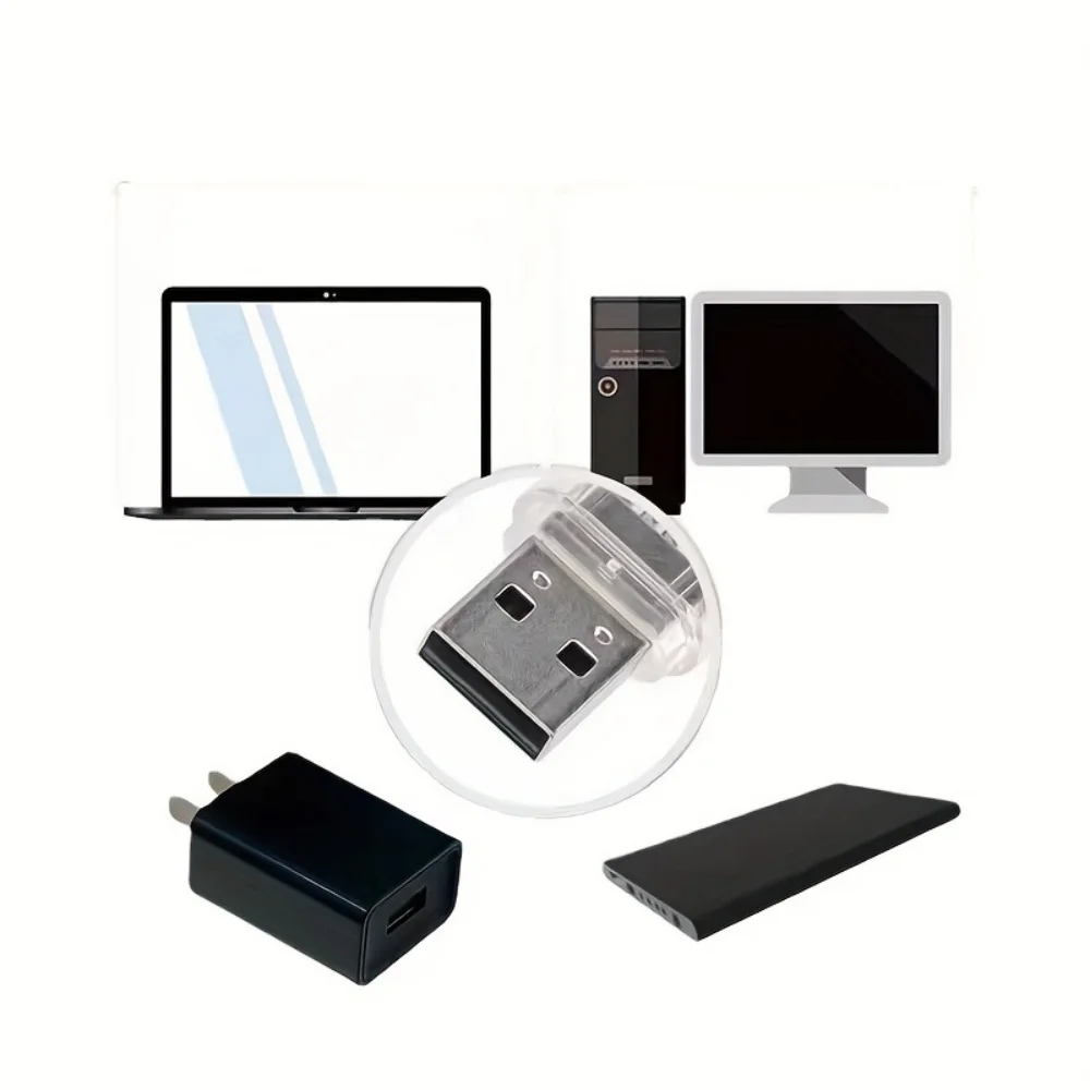 2 Mini Portable USB 5V Led Night Lights, Reading Camping Lights, Notebook Gadgets, Study Lights