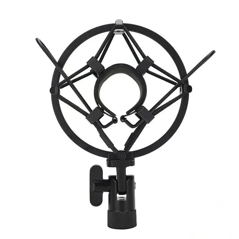 Mini Condensator Microfoon Schok Mount Stand Houder Clip Voor Handheld Podium Mic