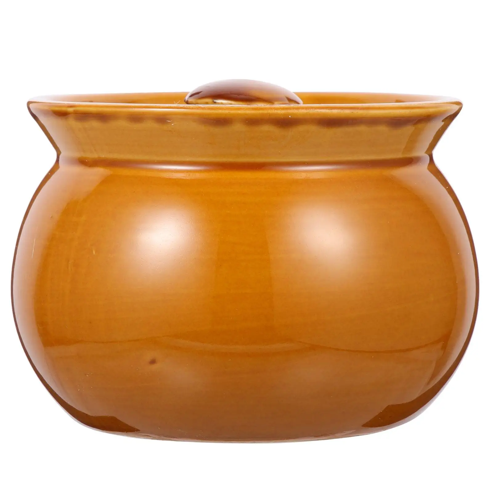 

Crock Ceramic Bowl Soup Cup Serving Utensils Pot Multi-function Cooking Ceramics Jar Stewing Fondue