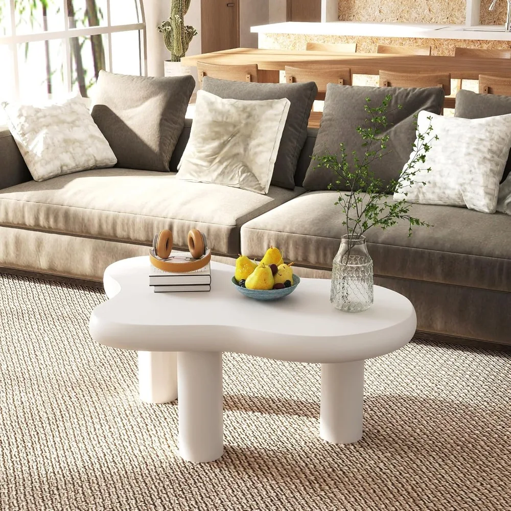 

Cloud Coffee Table, Unique Design Accent Table for Living Room and Bedroom, Stylish and Functional Furniture Piece-Dur