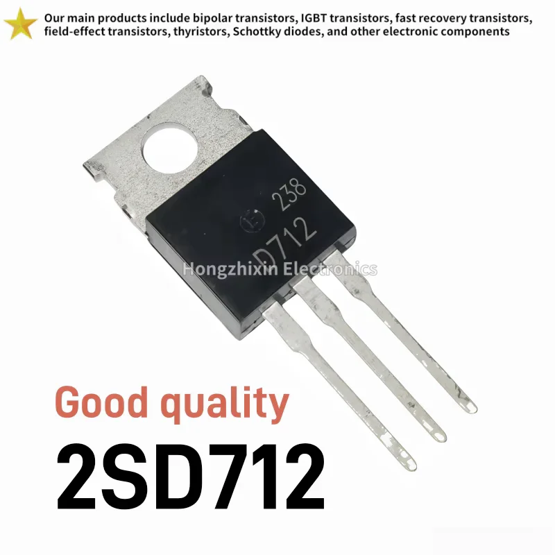 10PCS Brand New Stock 2SD712 D712 100V 4A 30W NPN Power Transistor TO-220 Quality Assurance