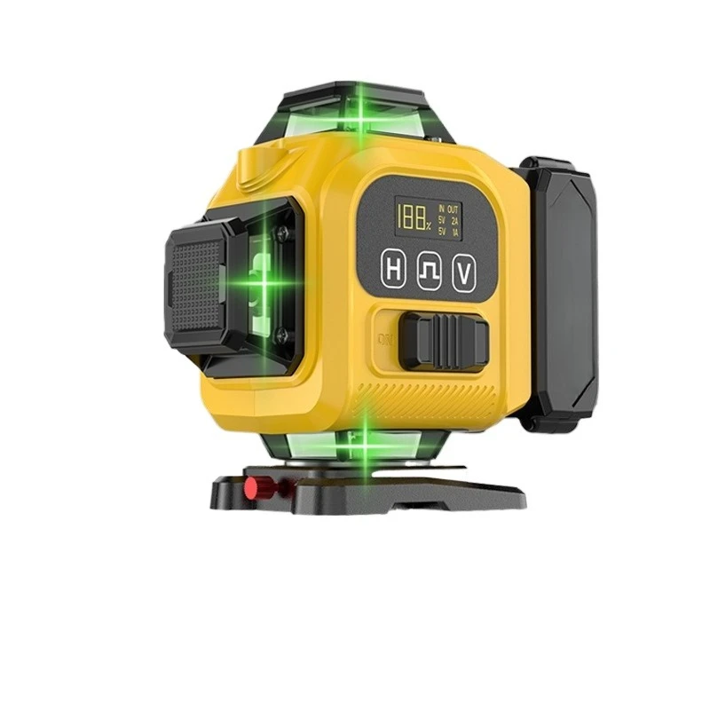 

16 Lines 4D Laser Level Remote Control Green Red Purple Blue 4 Colors Beam 360° Horizontal ＆ Vertical Powerful Lines Laser Leve