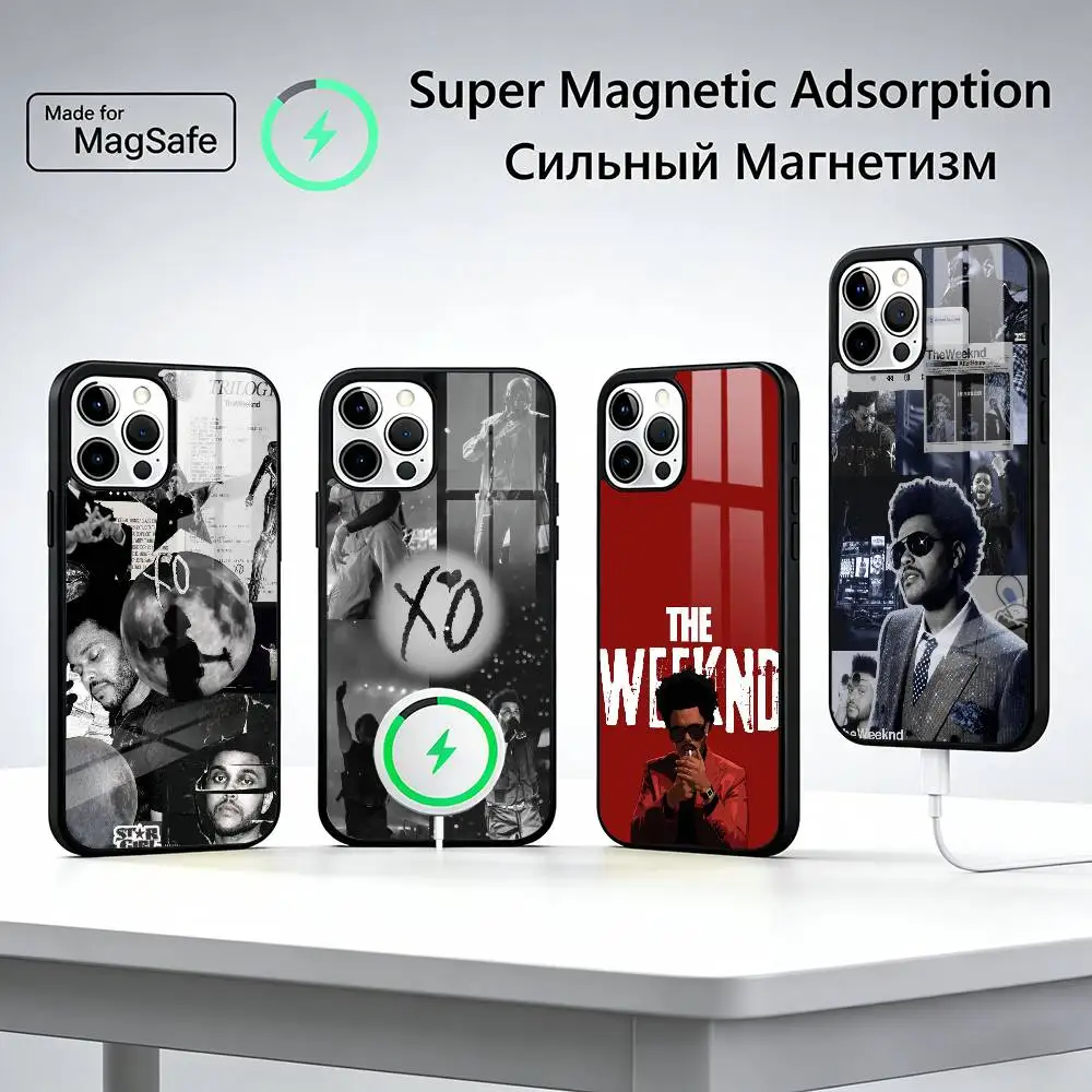 T-THE Weekend Singer Phone Case For iPhone17,16,15,14,13,12,11 Plus,Pro Max, New Magnetic Wireless Charging