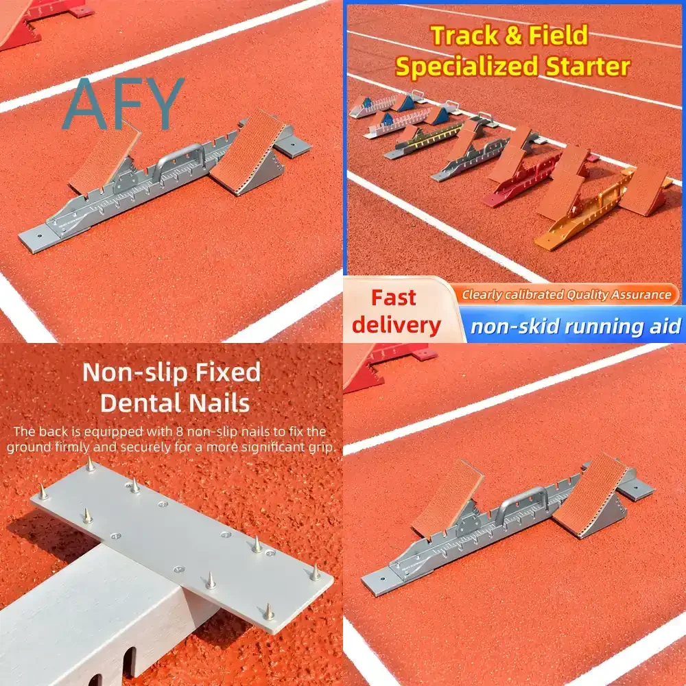 Starting Block for Track and Field Training for Athletes Running Sprint Equipment Sports Gear for Competition Practice Racing