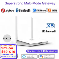 X5 Project Tuya Zigbee Gateway With Enhanced Strong Signal Wired Multi-Mode Bluetooth Zigbee3.0 Hub for Villa Remote Smart Home