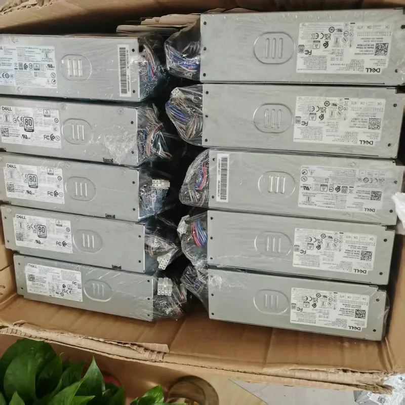 for Dell New Original Power Supply Model HU500EPS-00 500W 80 Plus Efficiency Desktop PC Replacement Adapter