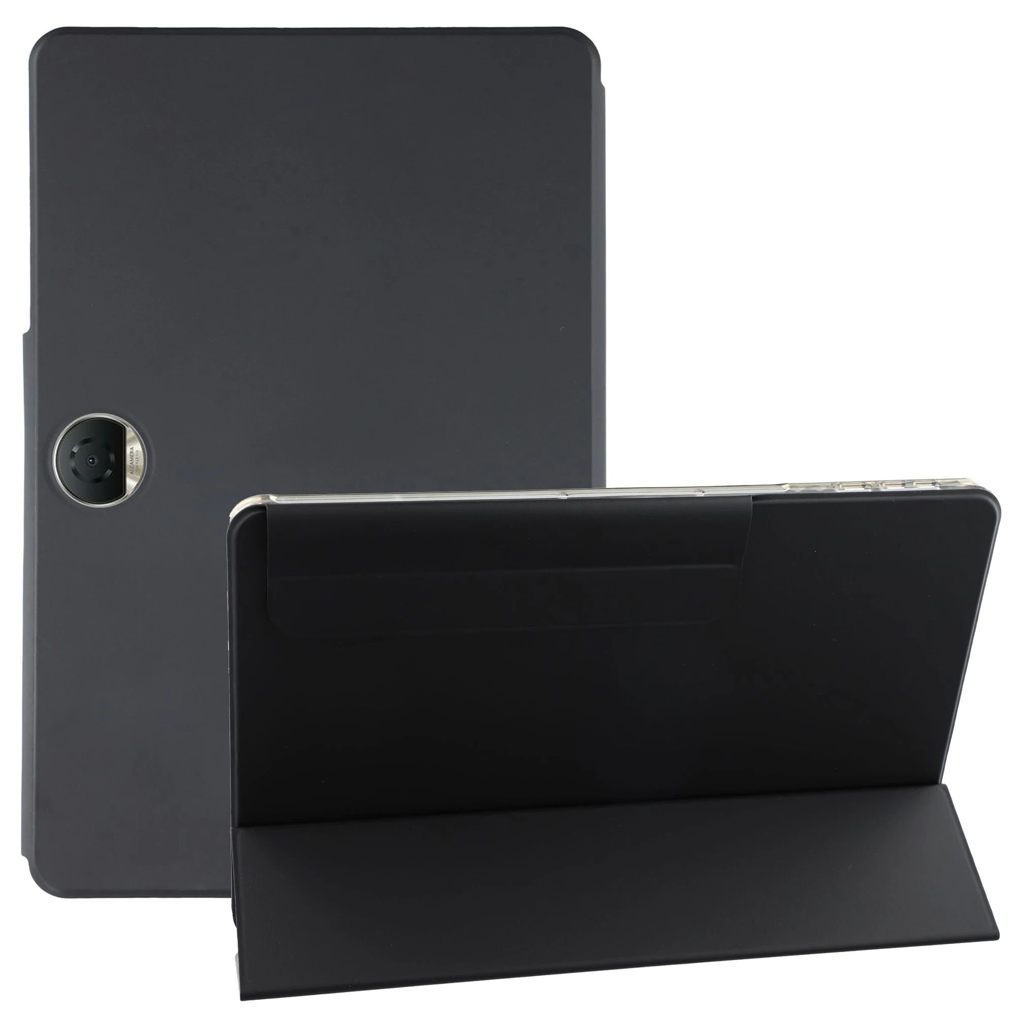 

For Honor Pad 9 Case Folding Stand Magnetic Leather Tablet Cover - Black