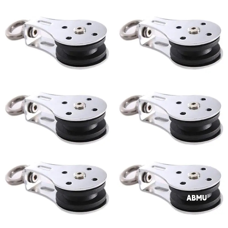

6X 300Kg Bearing Pulley Lifting Quiet Wheel Gym U-Grooved Heavy Duty Pulley Wheel For Workout Equipment Cable Machine