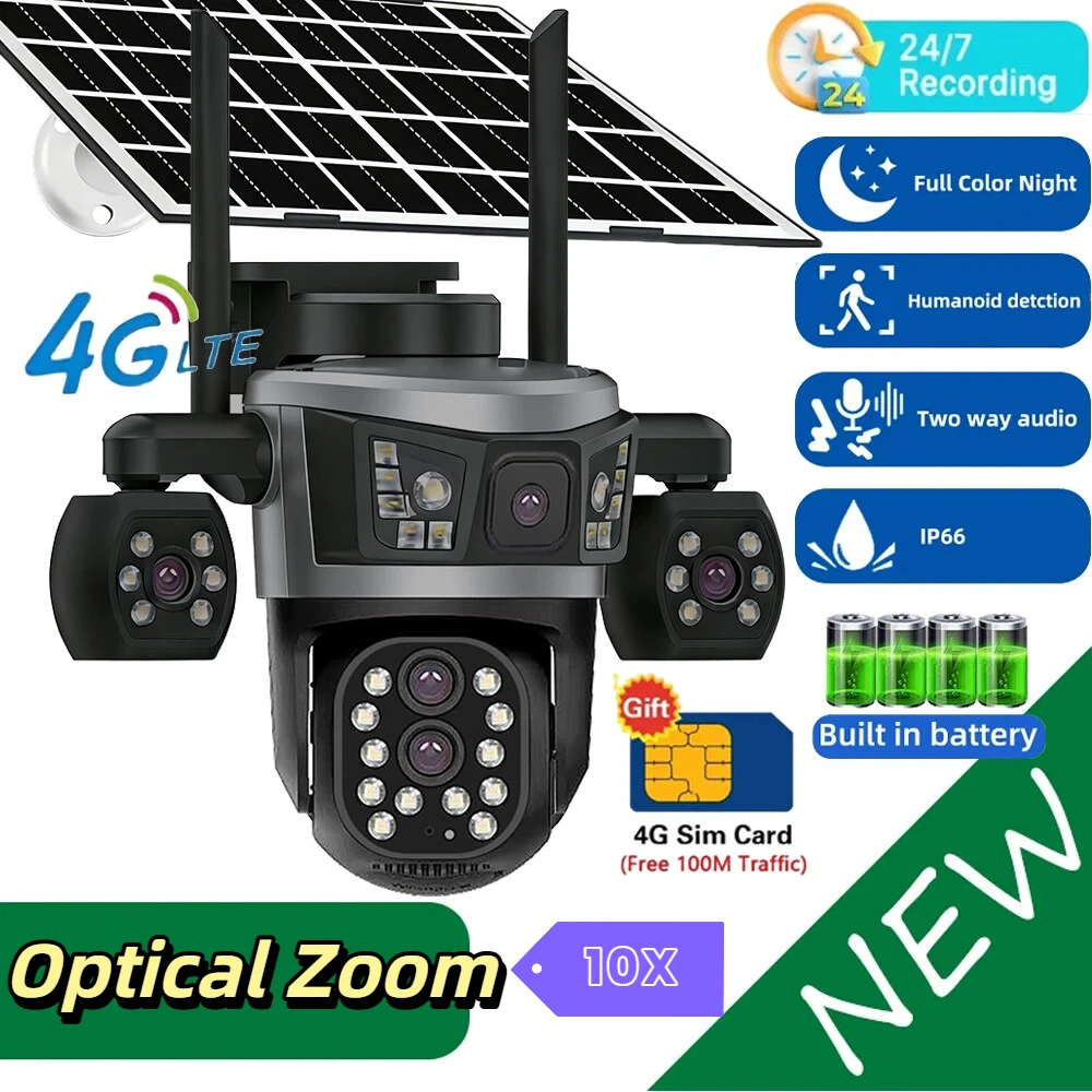 16MP Solar Outdoor …