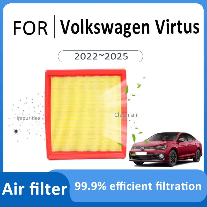 Suitable For Volkswagen VW Virtus 2022~2025 2023 2024 04E129620A Car Activated Carbon Air Filter Cabin Filter Auto Accessories