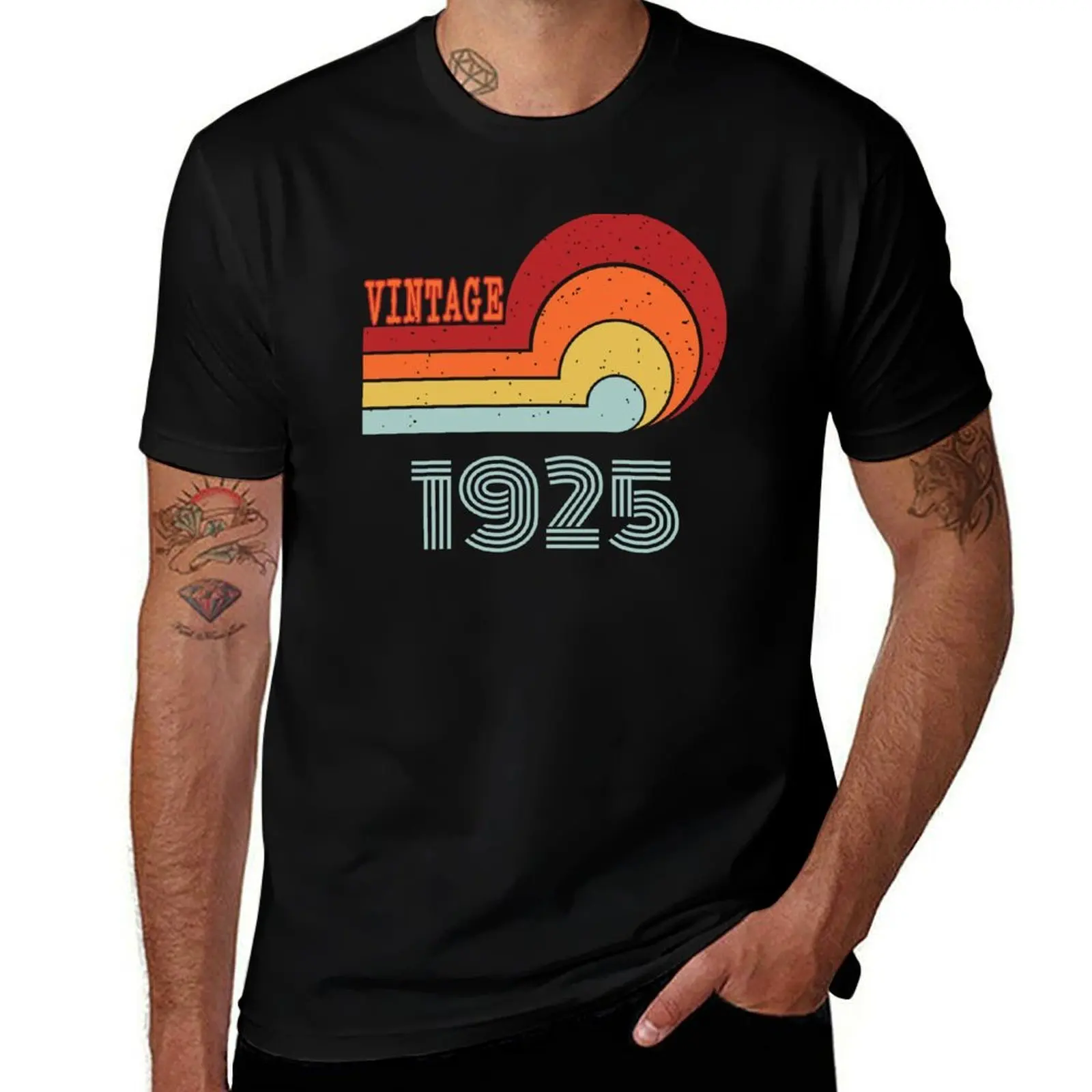 

Vintage 1925 Limited Edition, Funny T-Shirt shirts graphic summer shirt gifts for boyfriend Men's t-shirt