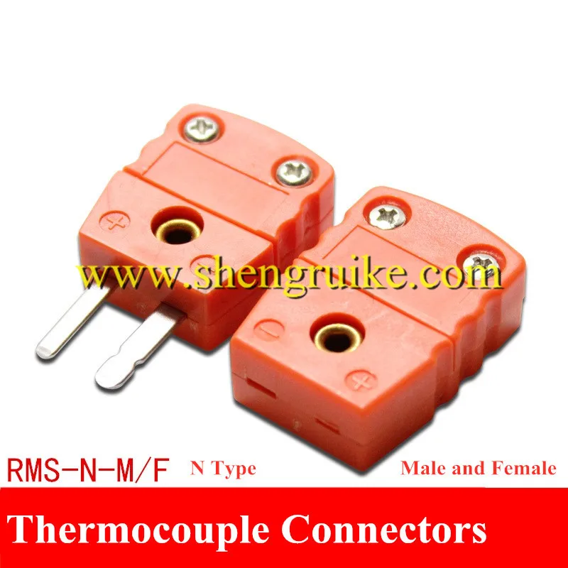 

N Type Miniature male and female thermocouple connector flat pin