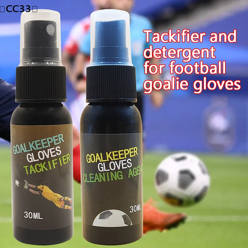 

30ml Grip Spray Basketball Grip Spray Football Gloves Spray Goalkeeper Tackifier Non-Slip Football Gloves Cleaning Agent〔CC33〕