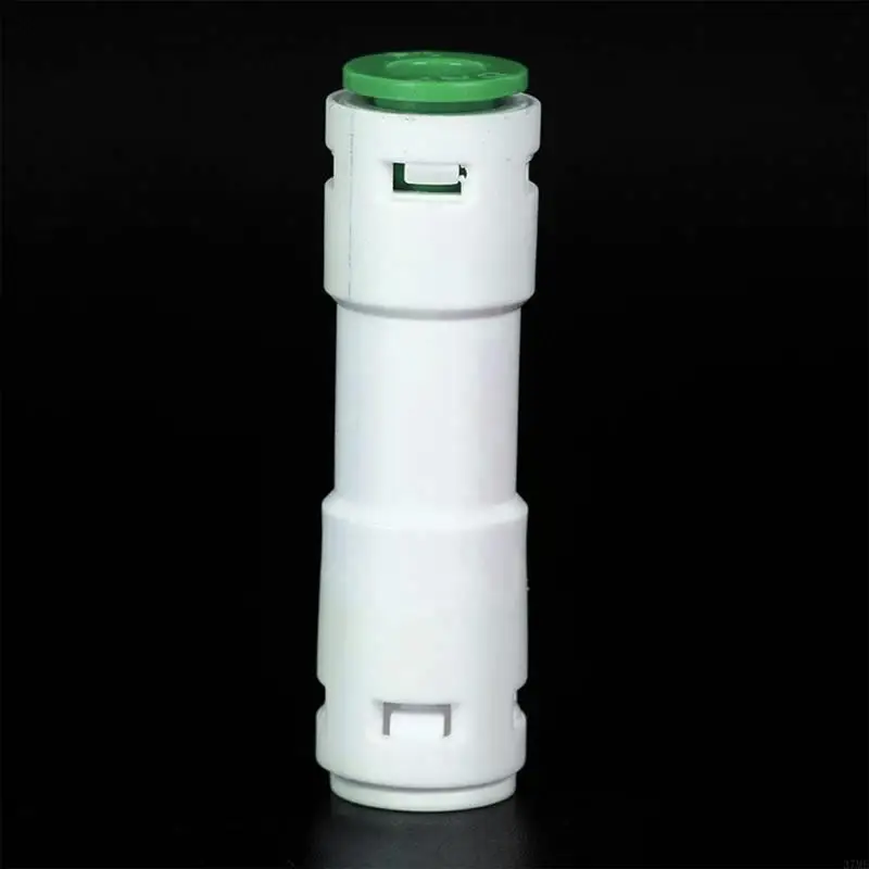 37ME 2 Pcs Reverse Osmosis Water Filter Way Check for Valve Certified Plastic Quick RO Fittings 1/4 Inch