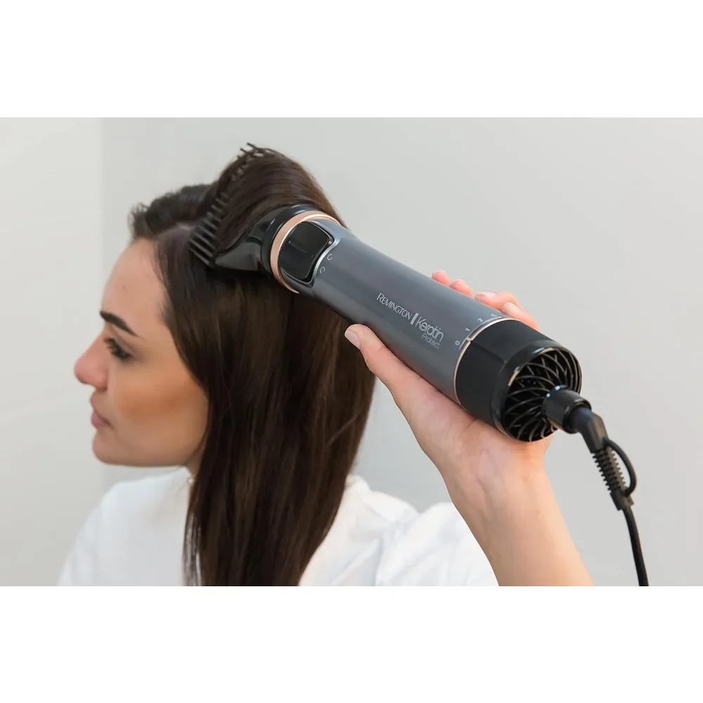 ريمنجتون Warmluftbürste rotierend [تلقائي] حماية الكيراتين (inkl.3 Aufsakte: 2 Rundbürsten