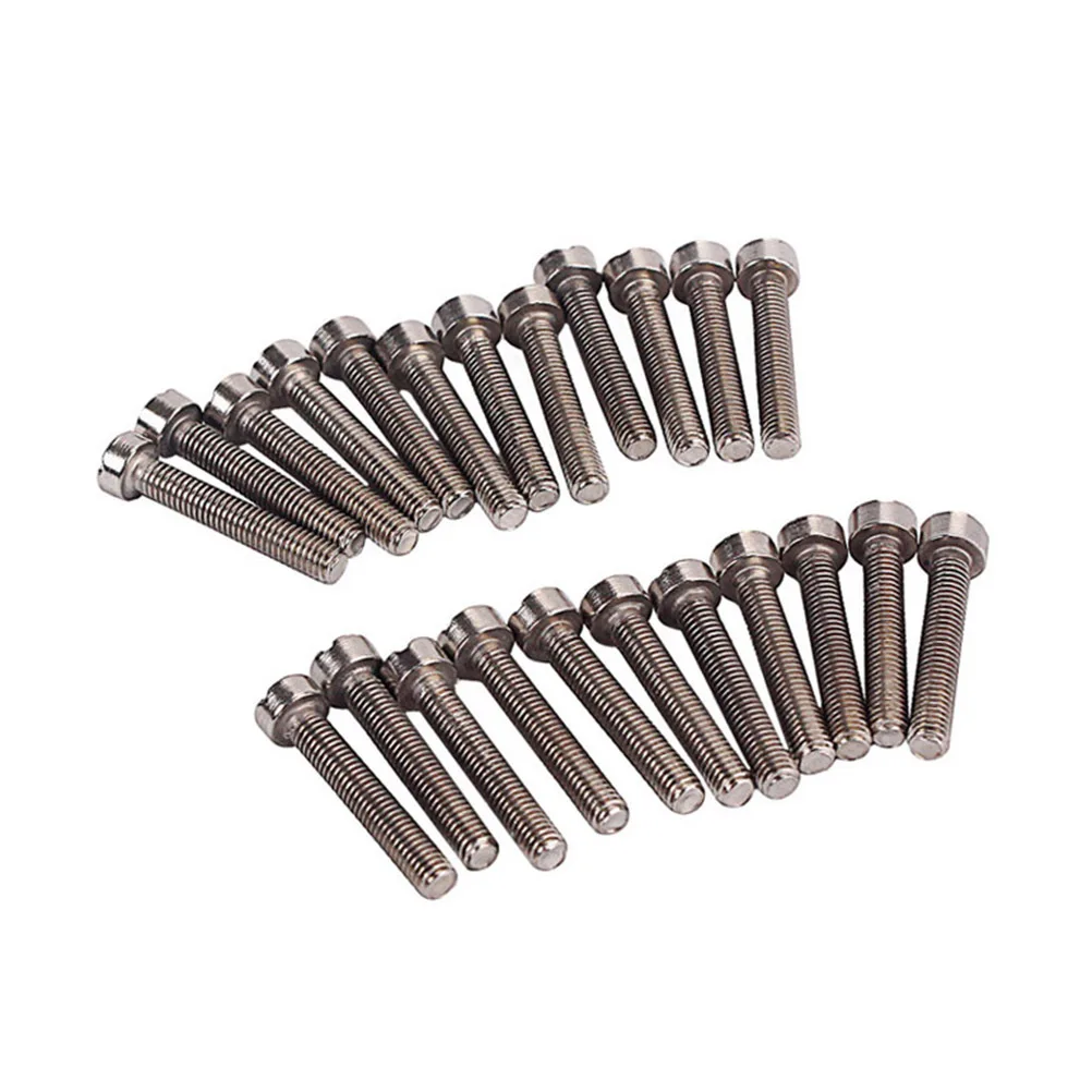 

24Pcs Pickup Mounting Screws Silver Durable Humbucker Double Coils Guitar Replacement Parts Fixing Mounting Screws