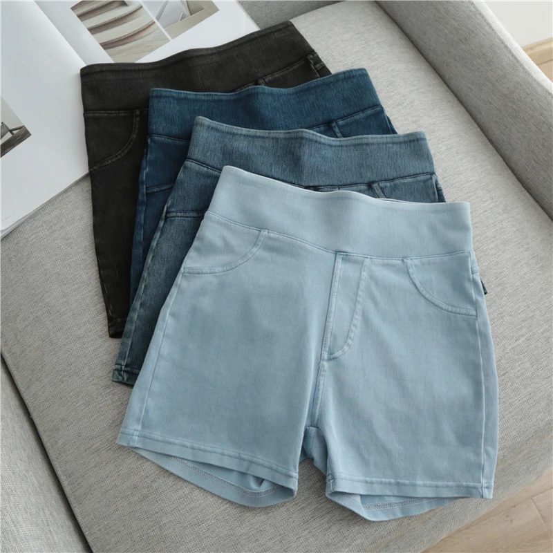 

High Waist Denim Yoga orts Women's Fitn Spor Tightened Barrel Fit Summer New Sle Cleanfit Casual Pants