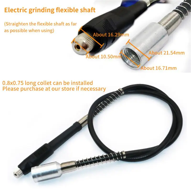 Imagem -04 - Eixo Flexível Rotary Grinder Tool Cabo Extension Cord Electric Grinding Flex Shaft Engraving Dremel Acessórios mm