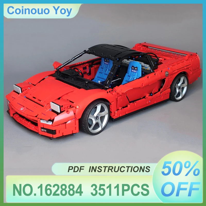 

New Technology Model MOC-162884 NSX Supercar Racing Car Building Blocks Bricks Children's Education Kids DIY Toys Birthday Gifts