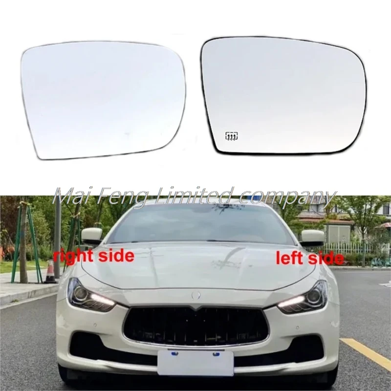 

Auto accessories for Maserati Ghibli 2013 2014 2015 2016 2017 Rearview mirror lens side reflection glass lens heating