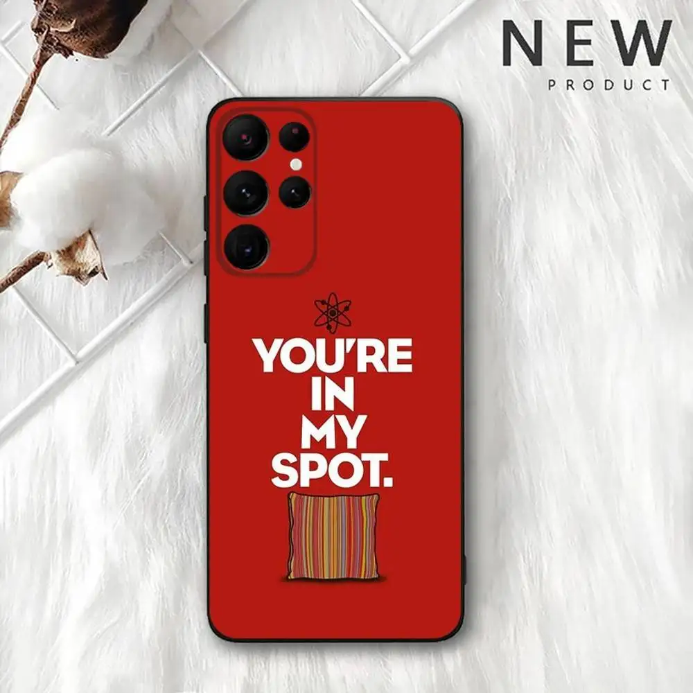 حافظة هاتف T-TBBT The Big Bang Theory لهاتف سامسونج S 25,24,23,22,30,21,10,9,Ultra,Plus,Lite,FE,4,5G حافظة ناعمة سوداء #6