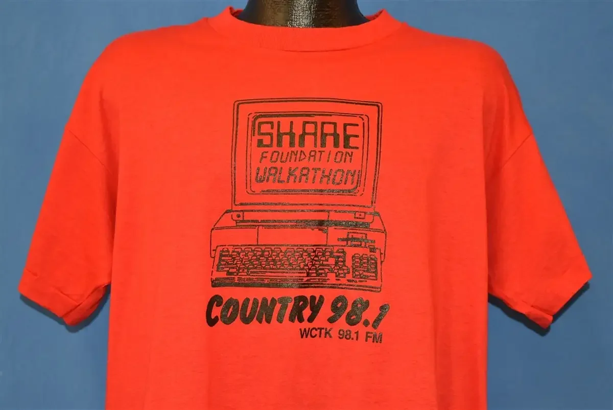 80s Share Foundation Walk A Thon T Shirt Extra Large