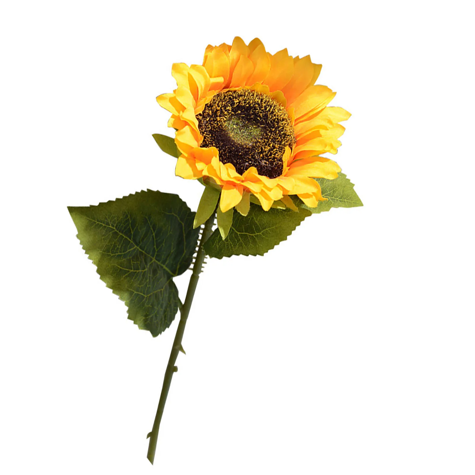 

Simulation Sunflower Cuttings Pastoral Style Artificial Flower Silk Fake Sunflower Branch For Home Living Room Decoration