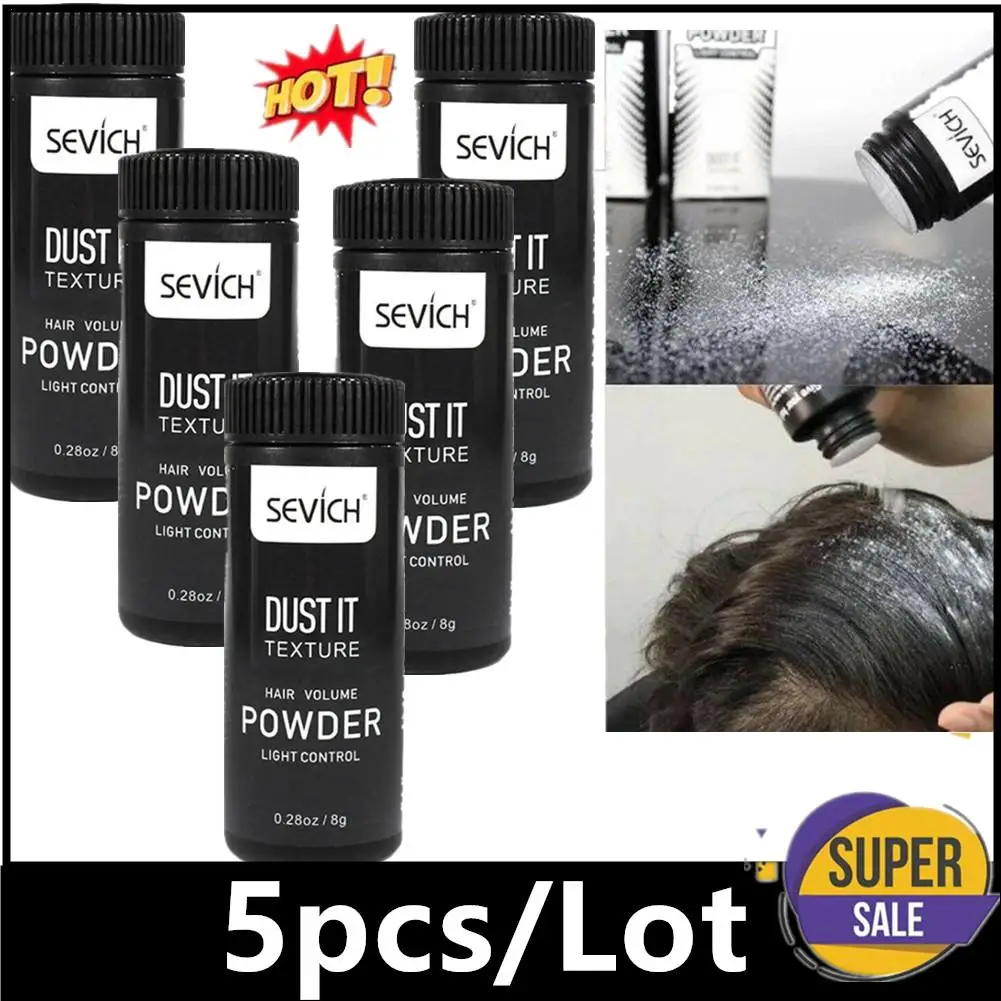 5pcs/lot Fluffy Hair Powder 8g Increase Hair Volume Mattifying Hair Powder Absorb Grease Fiber Hairspray Styling Product Hot