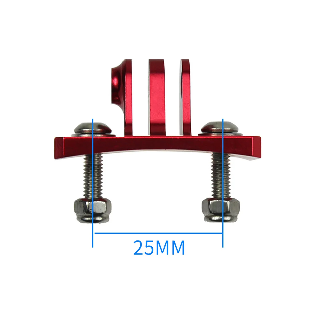 Aluminium Mini Stativ Kopf Helm Feste Adapter Halterung für Gopro Hero 13 11 10 9 8 7 6 5 Für Insta360 ONE R Action Kamera Radfahren – Detail 2