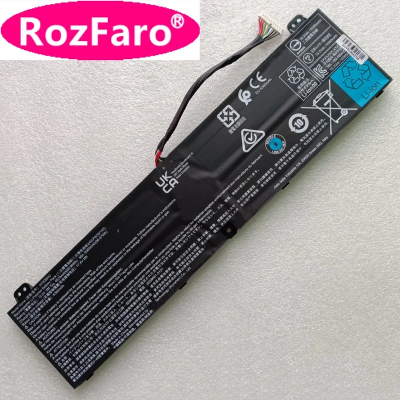 

RozFaro AP20BHU KT.00408.002 Laptop Battery For Acer CONCEPTD 5 CN516-72G Predator TRITON 500 PT516-51S 500SE PT516-52S Notebook