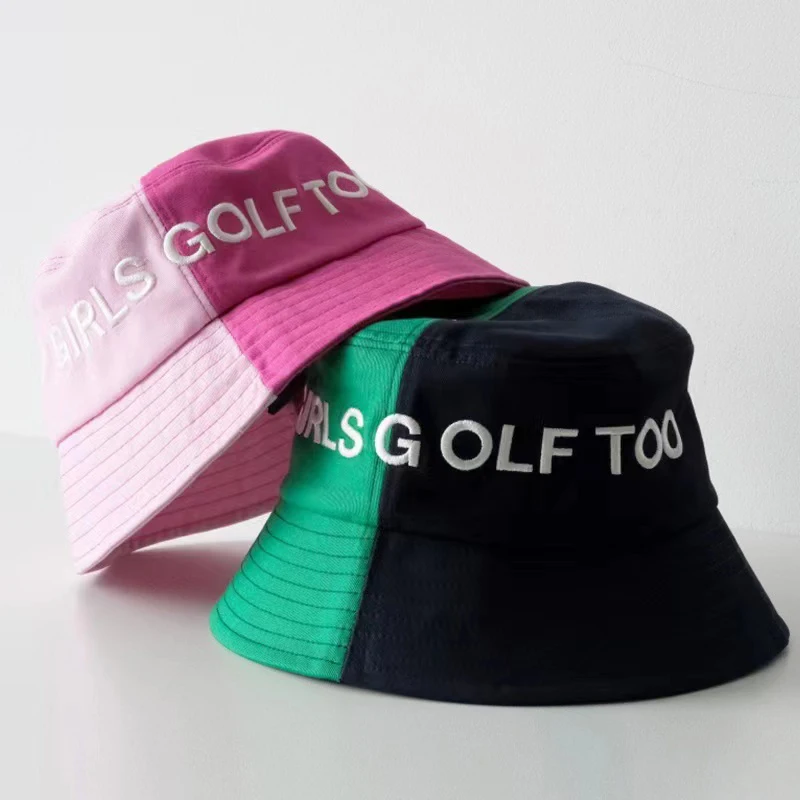 Golf bucket hat spring summer 2023 new sunscreen big brim hat