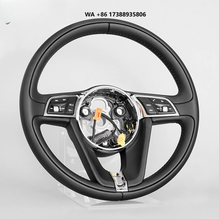 Premium Leather Steering Wheel with Multi-function Buttons for Flying Spur Luxury Car Interior Replacement Parts