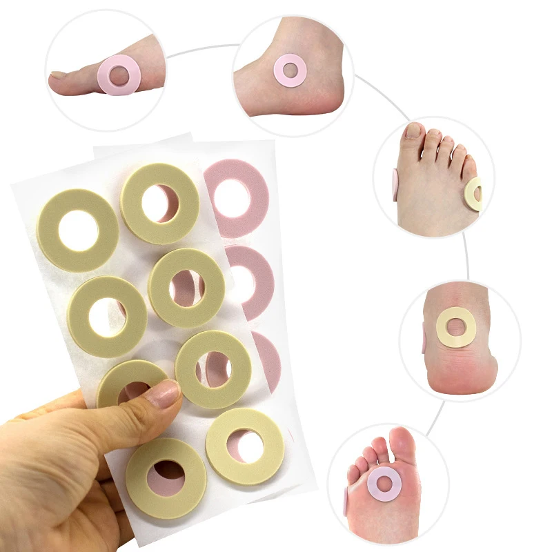 เท้า Anti-abrasion Protectors Pads Toe Protector โฟมรอบ Chicken EYE PATCH Foot Care เครื่องมือ