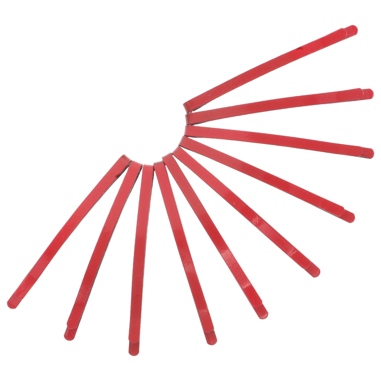 

10pcs Red Metal Hair Clips: Cartoon Snap Clip For Kids Girls Cosplay Party Japanese Style Bangs Bobby Pins Decorative Hair