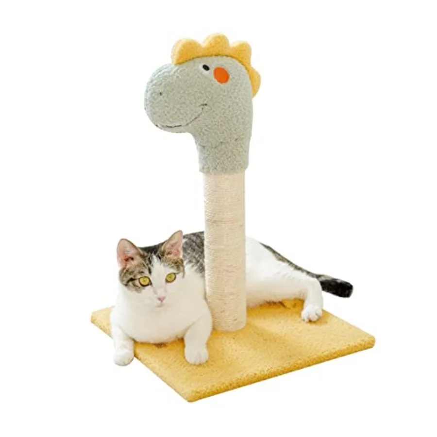 

Cat Climbing Tower Dinosaur Cat Climbing Frame Multi-functional Small Apartment Cat Scratching Post Cat Litter One Does Not Occ