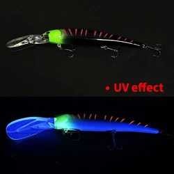Señuelo artificial Deep Diver con UV para pesca en agua salada