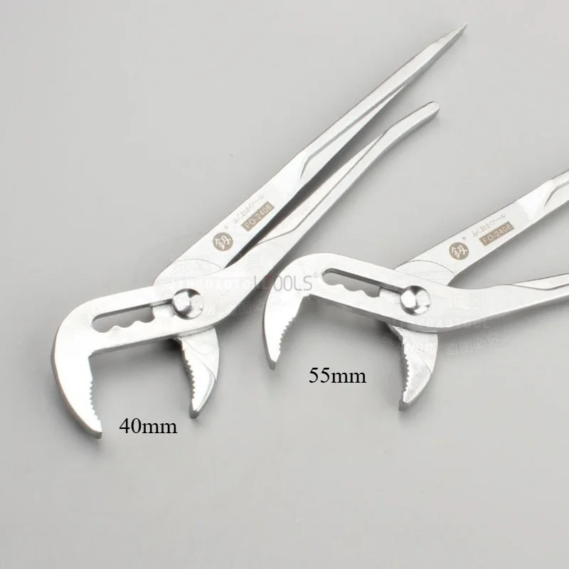 

10-In Adjustable Water Pump Pliers Multi-Position Groove Joint Pipe Wrench Plumbing Plier Home Water Pipe Repair Nut Fastening