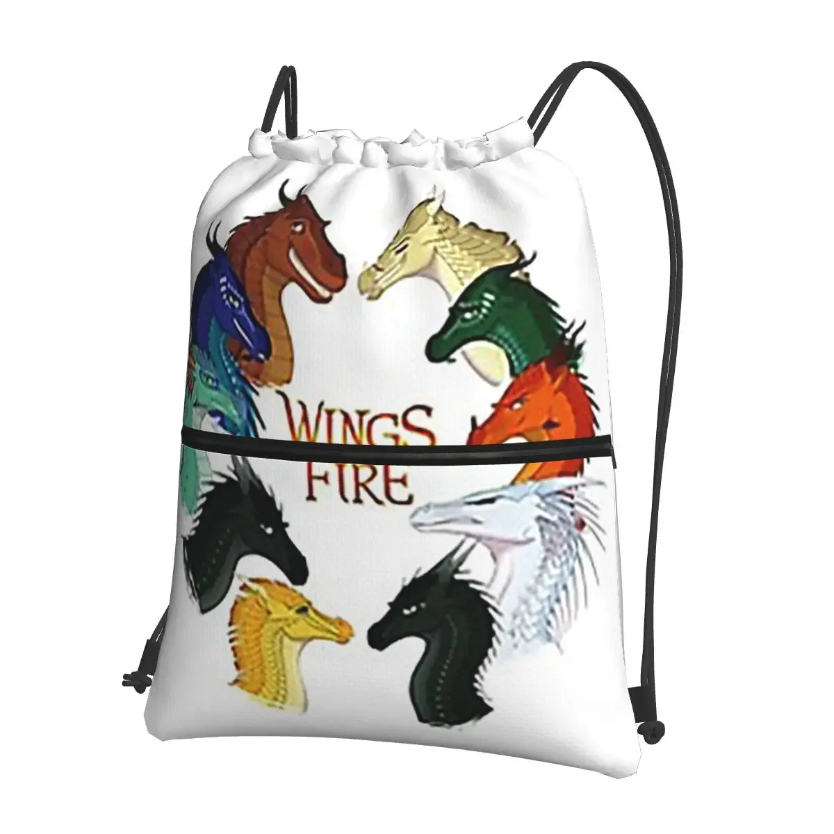 

Wings Of Fire - All Together Portable Backpacks Drawstring Bag Fashion Drawstring Bundle Pocket Book Bags For School Students