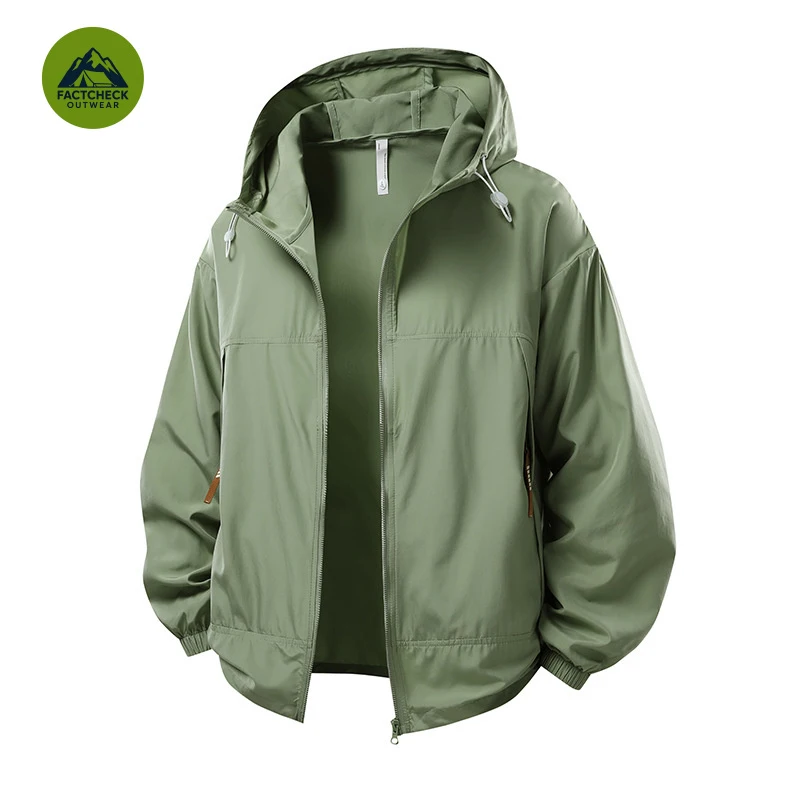 FACTCHECK High Quality EU US Size New Men Mountain Style Hooded Sun Jacket, Thin Ice Fabric Protection Couple Summer Outerwear