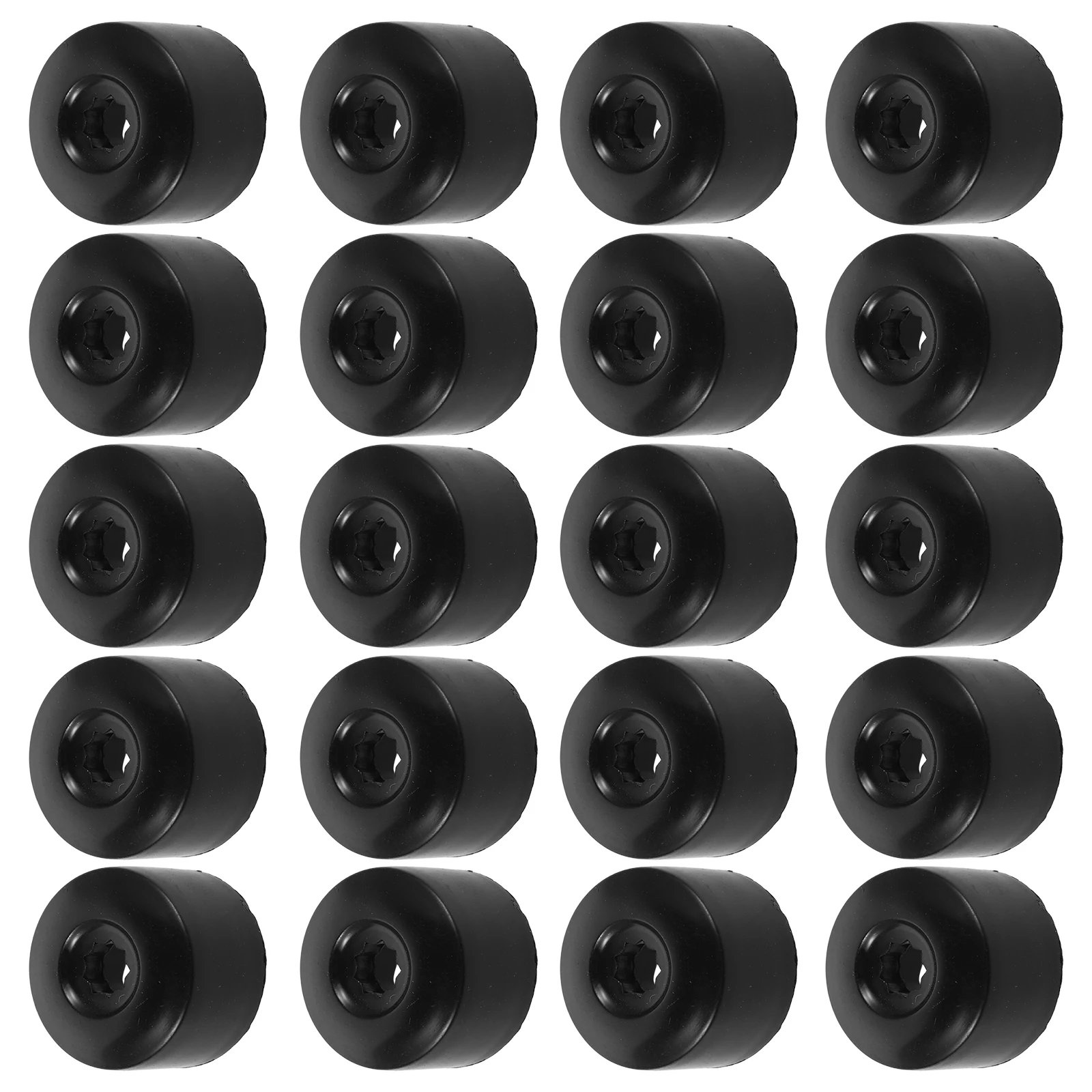 

20pcs Car Wheel Lug Nut Covers Hexagonal Tire Bolt Caps Plastic Protective Caps Replacement For Multiple Vehicle Models Wheel