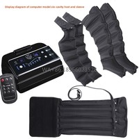 Relief Muscle Soreness Pain Air Foot Leg Massager Boots  Compression Boots Blo od Circulation Machine Leg Recovery System