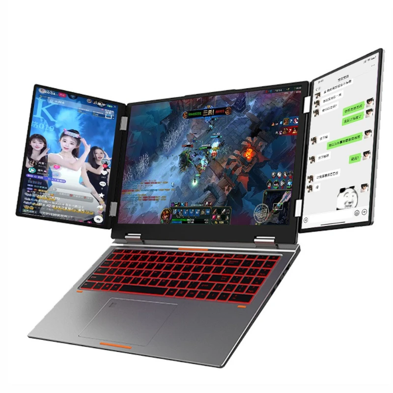 

New 16-inch + 10.5-inch three-screen i7-1260P 12-core aluminum gaming, design, laptop