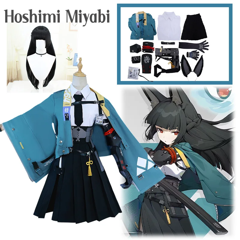 

Hoshimi Miyabi Cosplay Zenless Zone Zero Costume Six Course Heads Hollow Special Operations Department Halloween Carnival Outfit