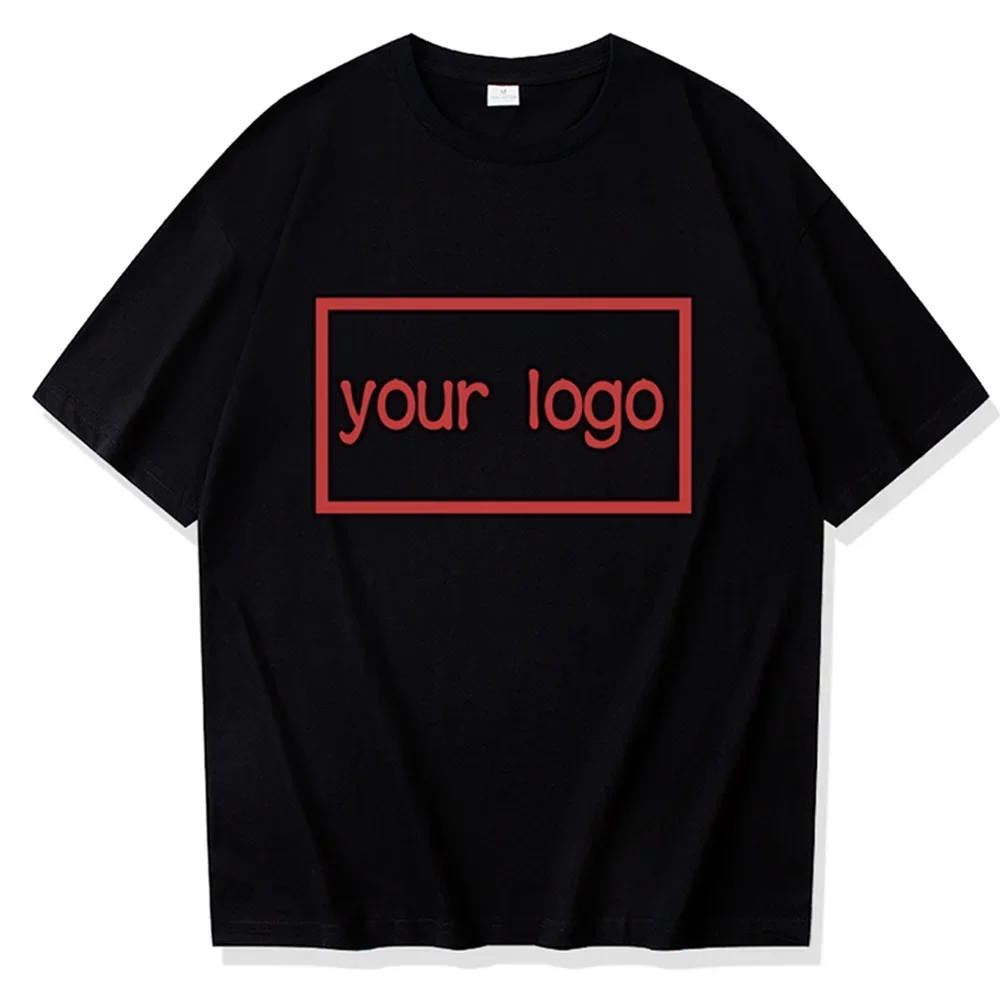 Customized Printed Leisure T Shirt Harajuku Men Women Tee Diy Your Like Photo or Logo T-Shirt Custom Drop Shipping Tshirt